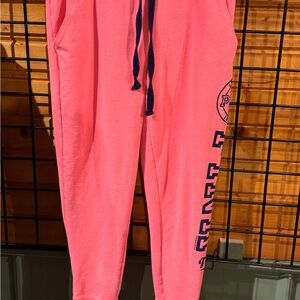 PINK Victoria's Secret Pink sweat pants with blue accents